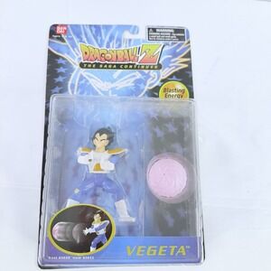 1997 Bandai Dragonball Z Saga Continues Vegeta Figure Blasting Energy Action